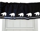 Polar Bear Alaska Window Valance choice of colors