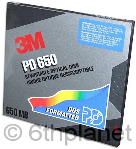 1 x Compaq / 3M Re-Writable Optical PD Disk 650MB