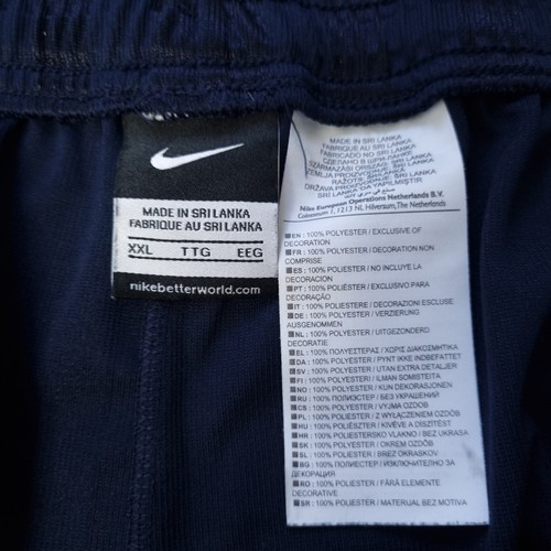 Nike Jaquard Athletic Shorts Mens XXL Obsidian Blue Elasticated Waist Sports - Picture 6 of 6