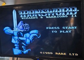 Iron Sword: Wizards & Warriors II Nintendo NES No Manual - Tested