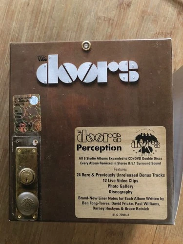 8122-79984-8 6studio albums cd-dvd box the doors perception nm box ex+
