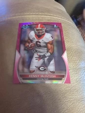 2022 Bowman Chrome University #44 Kenny McIntosh Pink Refractor