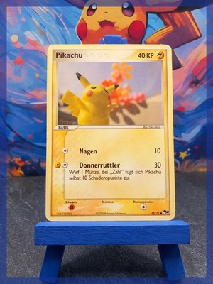 Pokémon Karte I Pikachu 16/17 I POP Series 2 I Deutsch I GD-PL