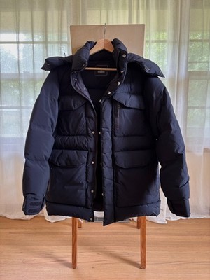Goldwin Gore-Tex Infinium  Men's Down Parka Coat Black Sz Small