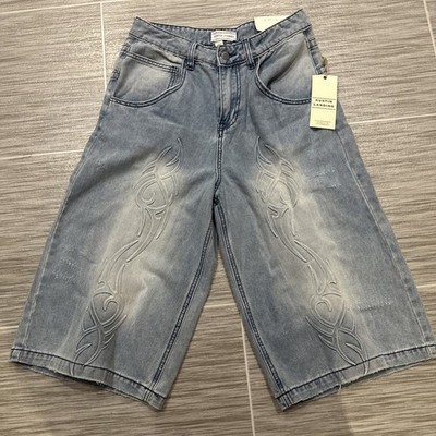 NWT Austin Landing Women s Streetwear Embroidered Jeans Sz 7 Y2K