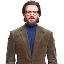 Chris Evans (Dark Green Suit) Half Body Buddy Cutout