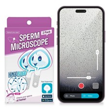 Sperm Microscope, Spermcheck Fertility Test, App-Supported, 2 Pack 2-pack