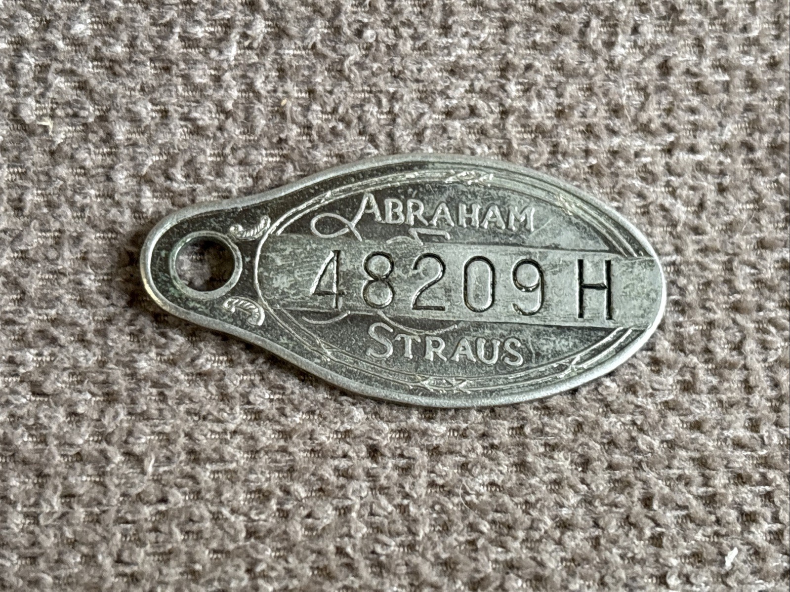 Early Brooklyn NY Abraham & Straus Dept. Store Charge Coin Credit Fob Tag A&S