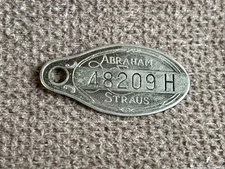 Early Brooklyn NY Abraham & Straus Dept. Store Charge Coin Credit Fob Tag A&S