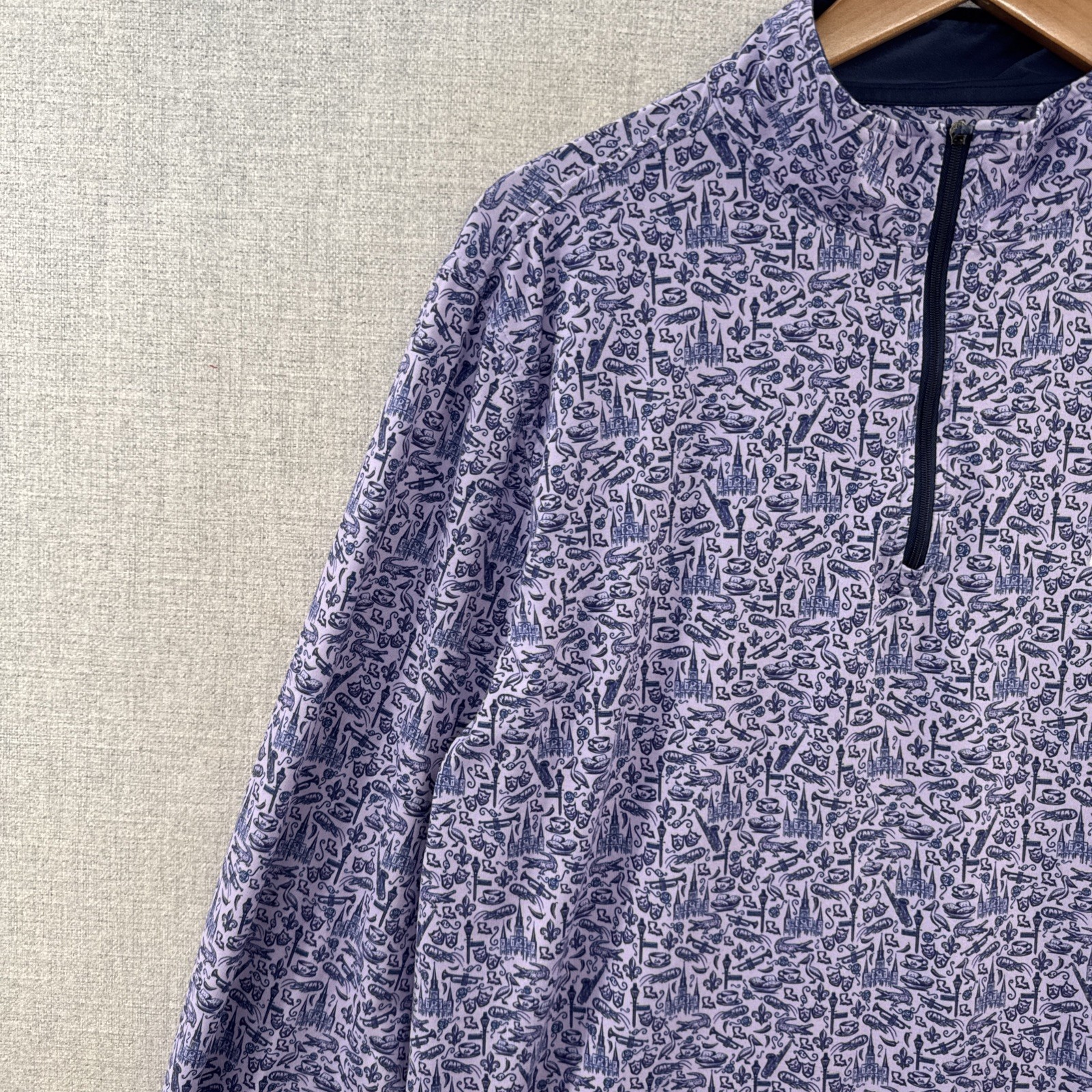 Rhoback Performance Q-Zip Pullover Medium New Orl… - image 2