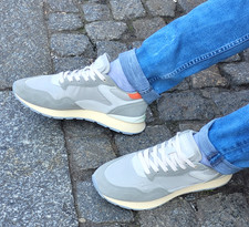 Hoff Sneaker City Retro Sage Herren Echtleder & Nylon sehr bequem