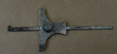 Starrett No. 237 Antique VTG Sliding Precision Measuring 6  Metal T-Square