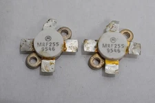 2 MATCHED MOTOROLA MRF255 TRANSISTOR FROM ICOM IC-706 FINAL MRF-255 LOT9546