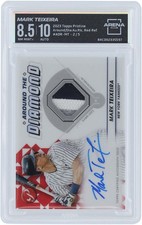 Mark Teixeira Yankees Signed 2023 Topps Pristine #2/5 Arena Club 8.5/10 Card