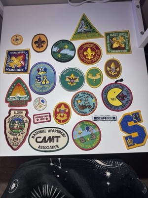 Set Of 43 Vintage Boy Scout Patches From The 1980s