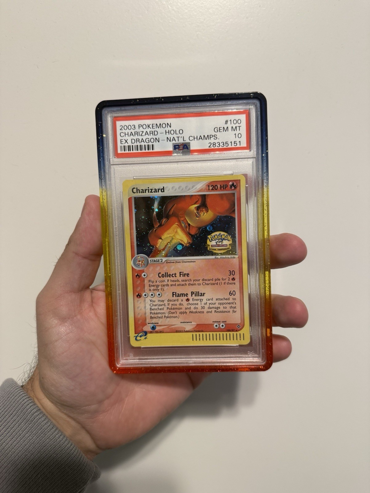 Pokemon Charizard EX Dragon National Championships Holo Promo #100 PSA 10