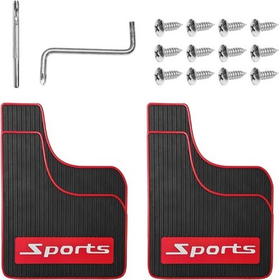 4 Pack Truck Mud Flaps for Sedan Pickup Truck SUV Front & Rear Splash Guards
