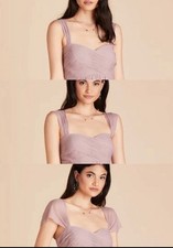 NWT Birdy Grey Sz Small MARIA Dark Mauve Dress Bridesmaid Wedding Formal