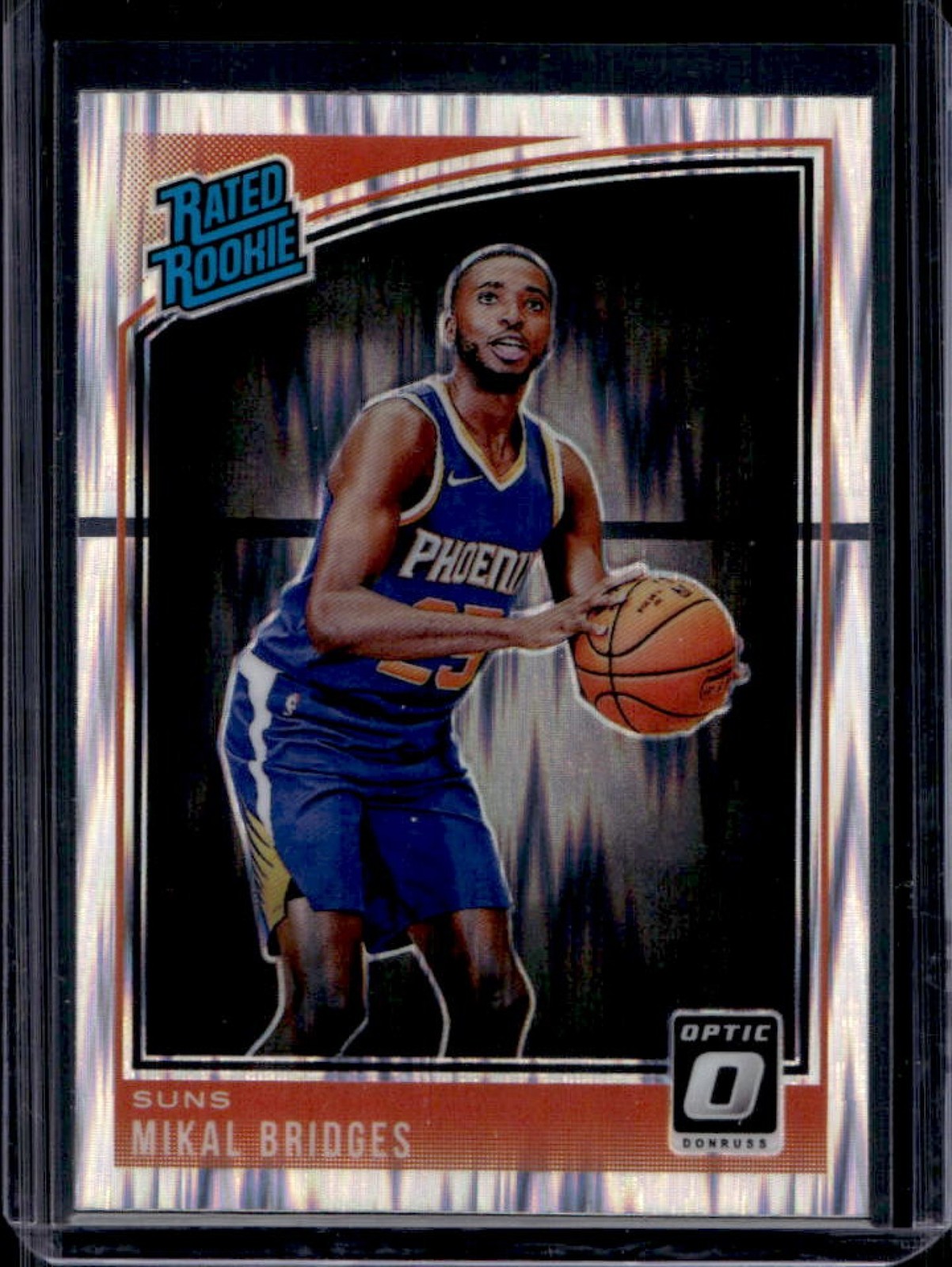 2018-19 Panini Donruss Optic Mikal Bridges Shock Rookie RC #200 Suns