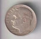 1949-S ROOSEVELT DIME 10¢ SAN FRANCISCO 90% SILVER COIN UNITED STATES MINT