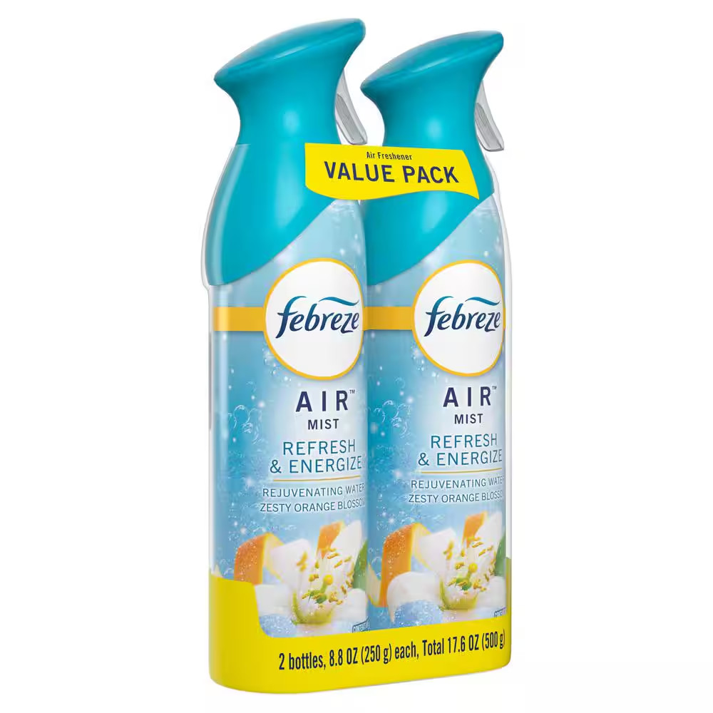 Air Mist 8.8 Oz. Zesty Orange Blossom Scent Air Freshener Spray (2-Count)