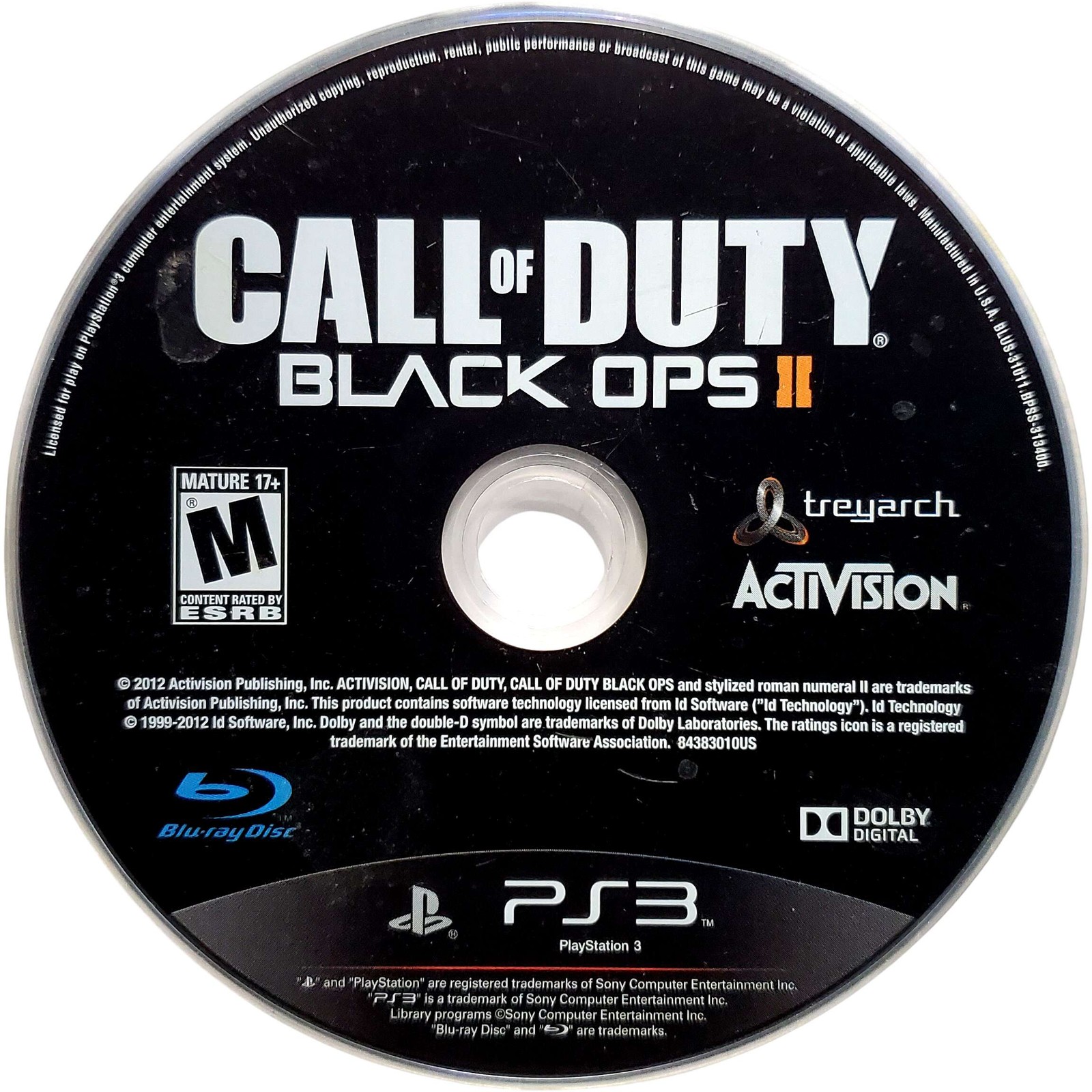 Call Of Duty Black Ops II - Sony Playstation 3 PS3 2 Tested