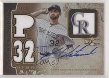 2014 Topps Triple Threads Future Phenoms Sepia 74/75 Tyler Chatwood Auto kx2