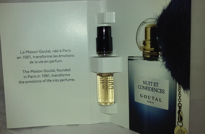 Goutal Nuit et confidences eau sample new | eBay