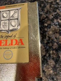 The Legend of Zelda (Nintendo NES, 1987)  Authentic Tested Gold Cartridge Only