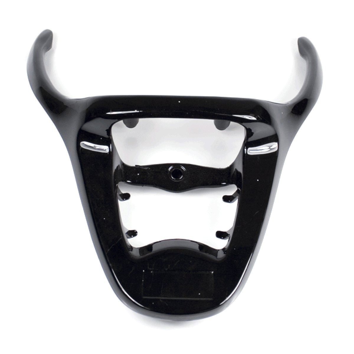 Rear Luggage Box/Panier Gloss Black Luggage Rack Scooter Metal Anodised LGR040