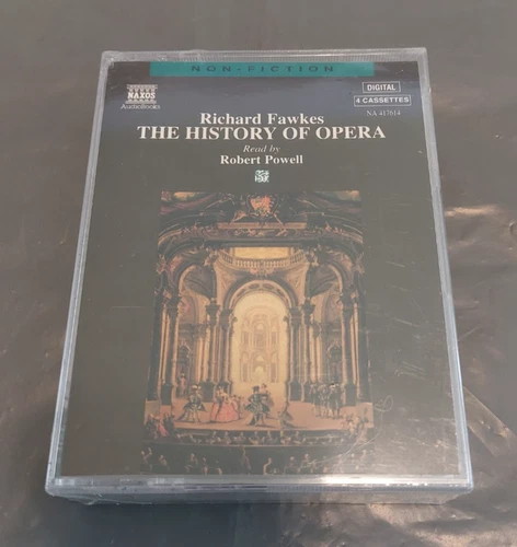 RICHARD FAWKES ~ THE HISTORY OF OPERA 4 X CASSETTE AUDIOBOOK NEW & SEALED