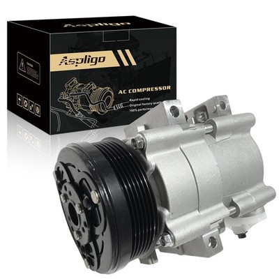 Aspligo Air Conditioner AC Compressor Fits for Ford F-150 1997-2001, Excursio...