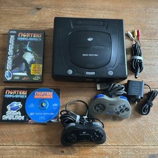 Sega Saturn (PAL) console | USB-C Power Board | 2x Controllers, Fighters Megamix
