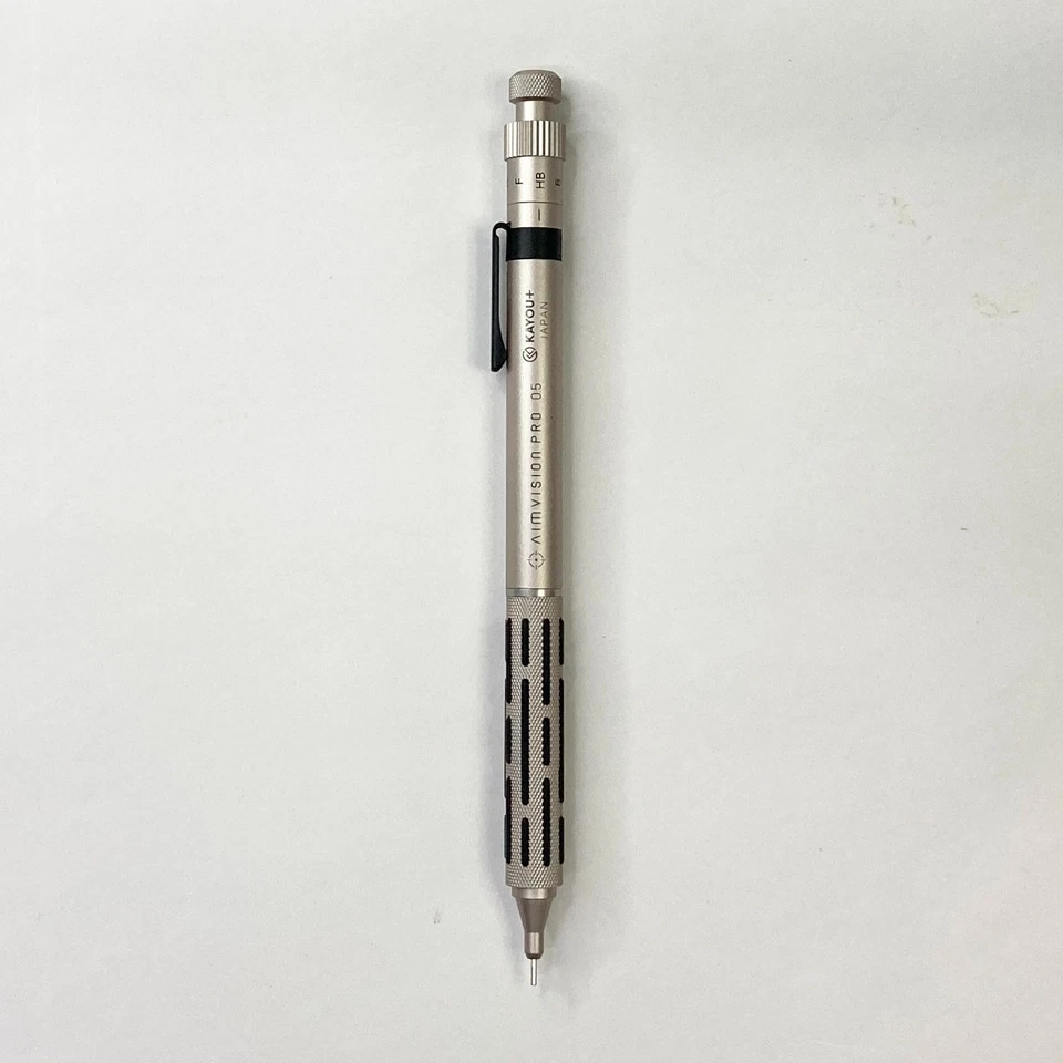 KAYOU + AIMVISION PRO Lápiz Mecánico 0.5mm Titanio Oro KAMP-AIPGD Japón - Imagen 3 de 4