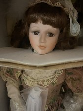 VICTORIAN Porcelain Doll LAMP New