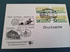 Briefumschlag DRUCKSACHE Neu Isenburg - Geschichte der Hugenotten Stadt