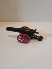 Vintage Cast Iron Big Bang Model 6F Conestoga Company Toy Cannon 9"