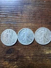 AWESOME 1917, 1918, 1919-S Silver Walking Liberty