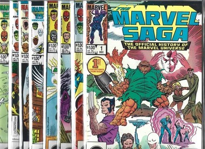 THE MARVEL SAGA LOT OF 15 #1 2 3 4 5 6 7 8 9 10 11 12 13 14 15 (NM-) HIGH GRADE