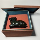 Chinese Antique Dark Green Jade Sheep  — photo 10