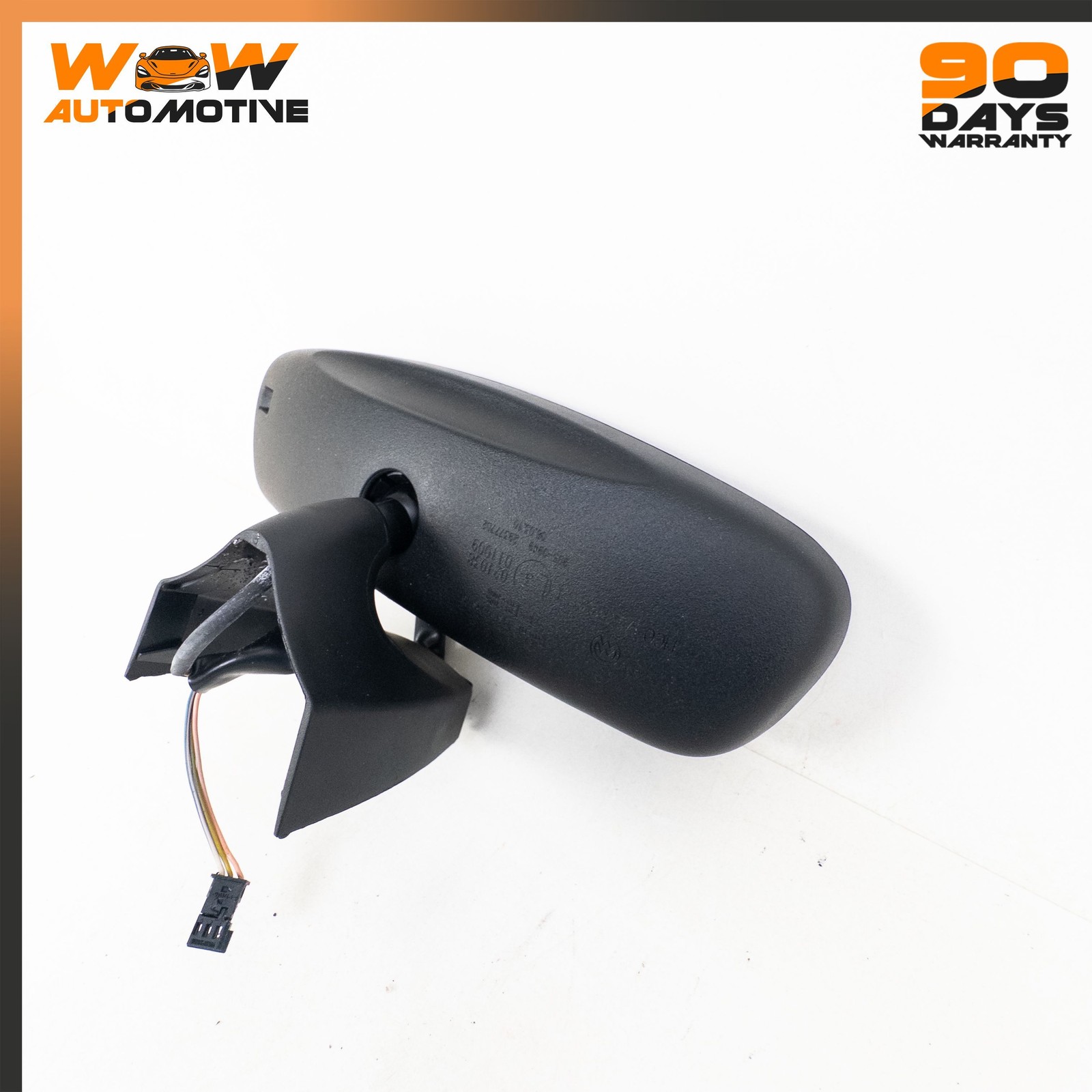 08-19 MASERATI GRANTURISMO FRONT COMPLETE INNER REAR VIEW MIRROR BLACK OEM