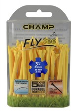 Champ Golf 3 1/4 Zarma Fly Tee Yellow Golf Tees New