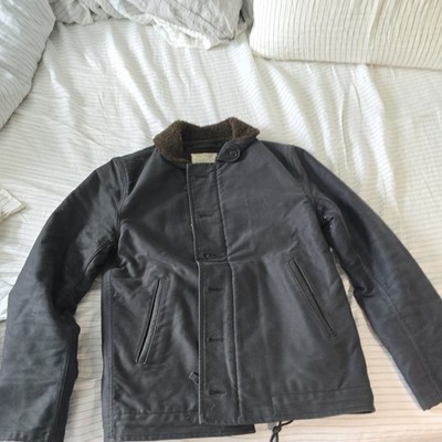Cootie Productions Garment Worker Medium N-1 Deck Jacket Black Made in Japan