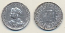 Portugal: 1898 Carlos I Silver 200 Reis 400th Anniv. of the Discovery of India