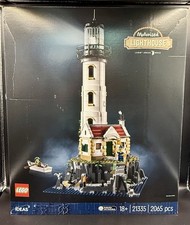 Lego Ideas 21335 Motorized Lighthouse Working Light And Lens New Factory Sealed