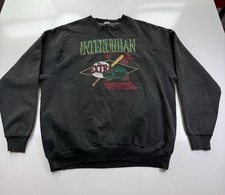 Vintage 90s Interurban Extra Tulsa OK XL Crewneck Sweater single stitch USA MADE