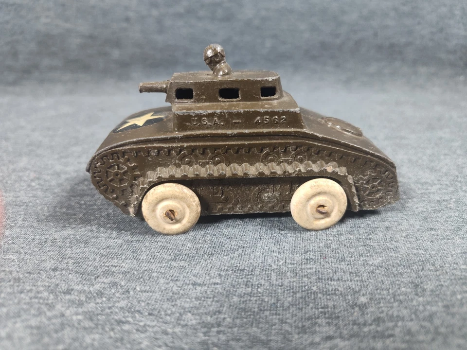 1930's USA BARCLAY LEAD MILITARY ARMY TANK #43 - Image 4 of 4