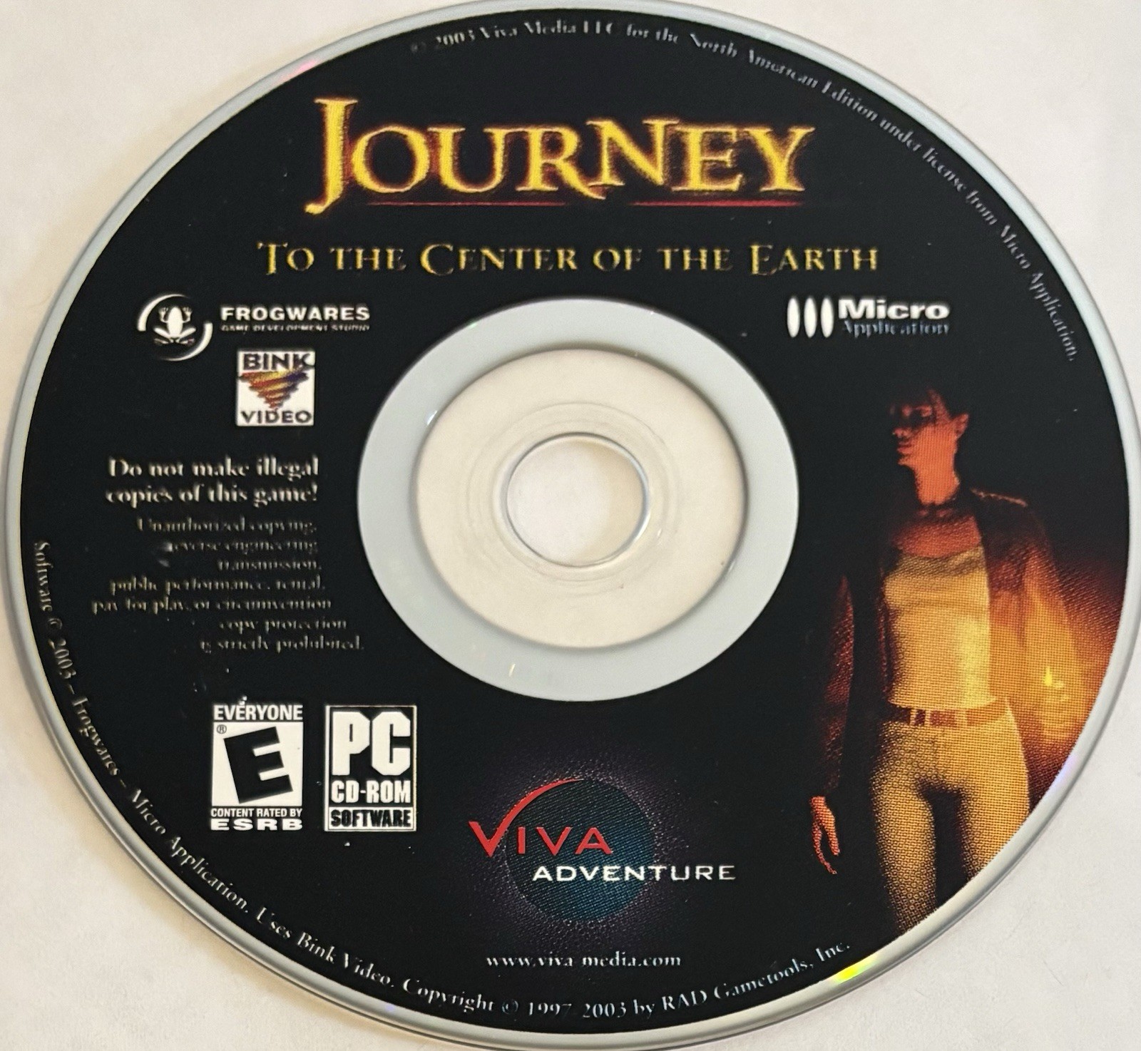 Journey to the Center of the Earth (PC, 2003) DISC ONLY | NO TRACKING | M3489