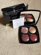 Chanel 4 Rouges Yeux Et Joues Eyeshadow And Blush Palette 958 Caractere Limited