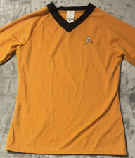 Rubies Star Trek TOS Costume Gold Shirt Uniform Trekkie Cosplay Halloween